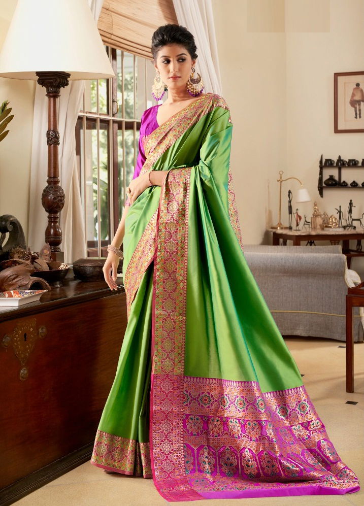Rajyog Ashton Heavy Function Wear Weaving Silk Fancy Designer Latest Saree Collection